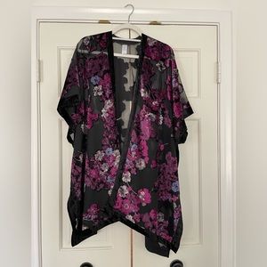 J Jill luxurious velvet kimono